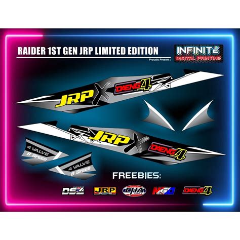 Suzuki Raider St Gen Decal Jrp X Daeng Design Colours V