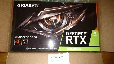 Usa Ca H New Gigabyte Geforce Rtx 2080 Super Windforce Oc 8g W