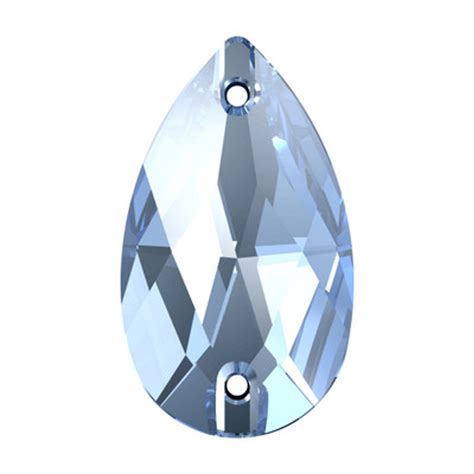 Swarovski 3230 18mm Pear Sew On Stones Light Sapphire Sew On Stones