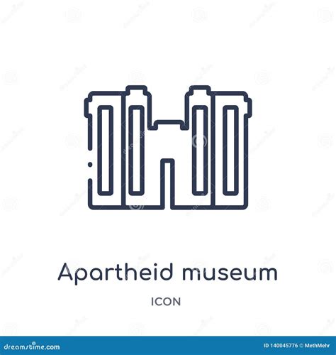 Apartheid Museum Icon On White Background Simple Element Illustration