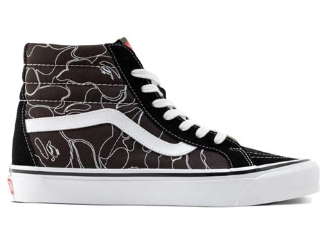 สนีกเกอร์ Vans Sk8 Hi 38 Dx Bape Line Abc Camo Sasom