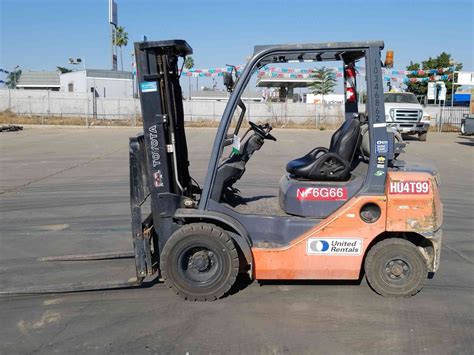 Used Toyota Fgu Warehouse Forklift For Sale In Modesto Ca