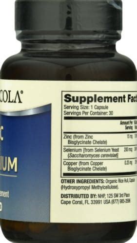 Mercola Zinc Plus Selenium Supplement Capsules 30 Ct Fry’s Food Stores