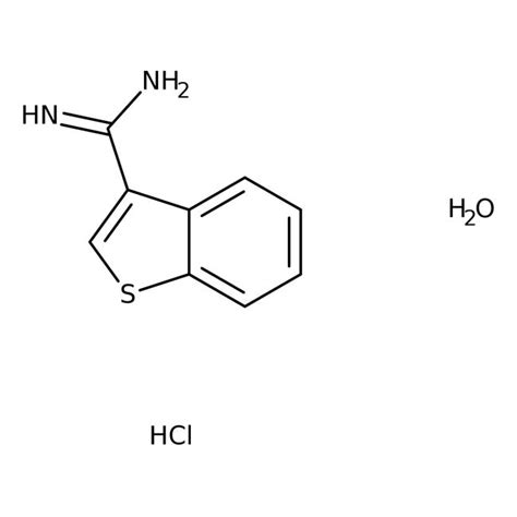 1 Benzothiophene 3 Carboximidamidine Hydrochloride Hydrate 97 Thermo