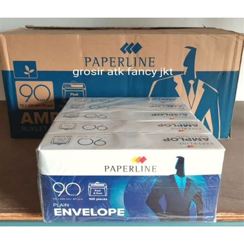 Jual 90 Polos Amplop Paperline 90 Pps Aps Airmail 110 X 230 Mm 80