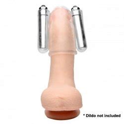 Dual Vibrating Penis Sheath Clear Sex Toys Adult Novelties FreeOnes Store