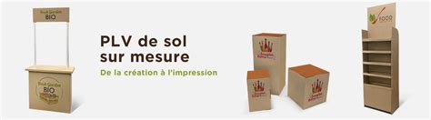 PLV de sol PLV Displays et présentoirs en carton