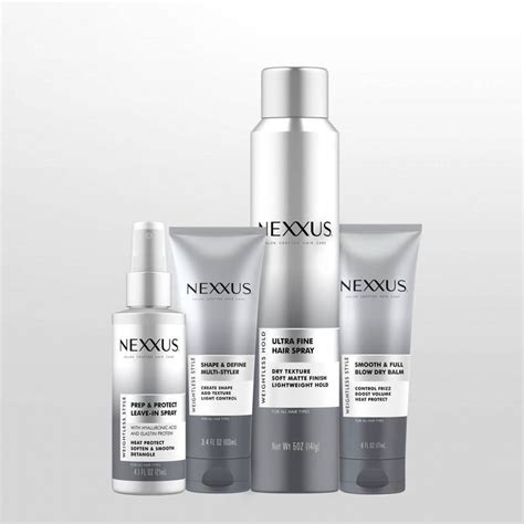 The Nexxus Weightless Style Collection Of Hair Products Is Our Unique