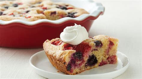 Easy Triple Berry Cake Recipe