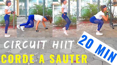 Min Corde A Sauter Circuit Training Cardio Hiit Youtube