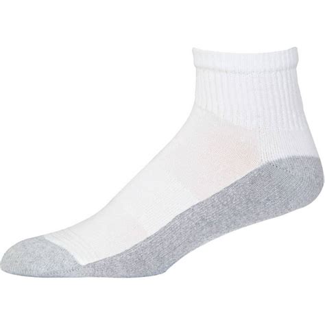 Gildan - Gildan Men's Active Stretch White Ankle Socks, 10-Pack ...