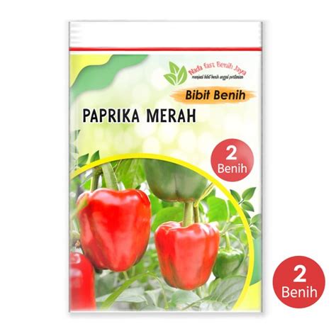 Jual Bibit Paprika Benih Sayuran Bibit Sayuran Paprika Merah Bangkok