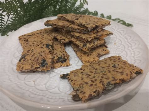 Crackers Aux Graines Sans Gluten Sans Lait Sabrina Marnet Letellier