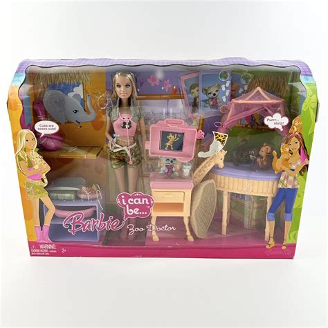 Barbie 2008 I Can Be Zoo Doctor Playset Mattel N0302 Ebay