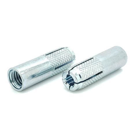 Eight Inch Premium Zinc Plated Carbon Steel Concrete Knurled