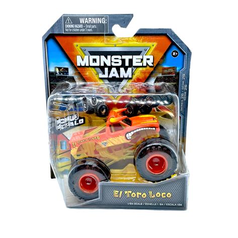 Monster Jam Series See Thru Crew El Toro Loco Truck By Spin