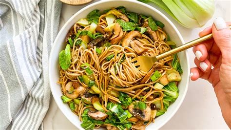 Soba Noodle And Bok Choy Stir Fry Recipe