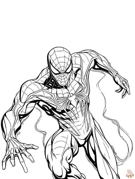 Spider Man Christmas Coloring Pages Coloring Nation