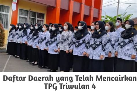 Hore Tunjangan Sertifikasi Guru Triwulan Sudah Cair Lho Di Empat