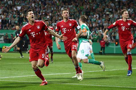 Bayern Gewinnen Packenden Pokalfight 3 2 Im Halbfinale Gegen Bremen