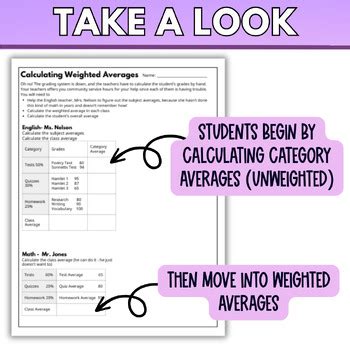 Average Atomic Mass Activity Weighted Vs Unweighted Averages Worksheet