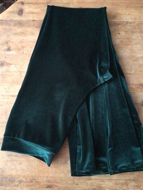 Velvet Bell Bottom Flares High Waist Velvet Flare Hippy Pants Etsy