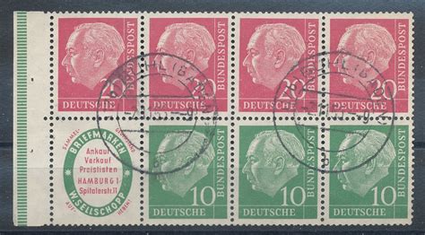 331969 Bund Heftchenblatt Nr 3 gestempelt Heuß eBay