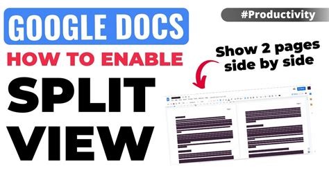 Two Page View In Google Docs Ways Youtube