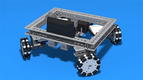 FLLCasts | Tetrix Box Robot chassis for FTC competitions