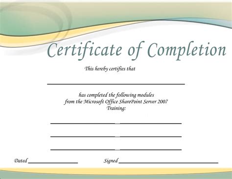 Microsoft Word Certificate Templates Toptemplate My Id