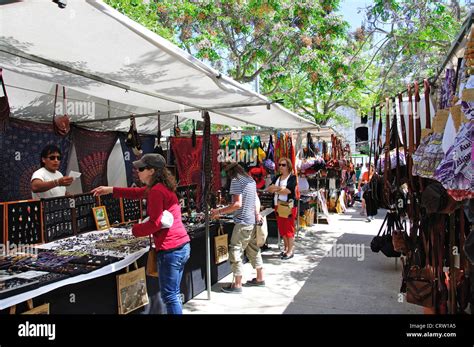 Open Air Saturday Craft Market Plaza Explanada Mahon Menorca