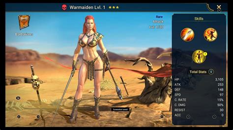 Raid Shadow Legends Unlocking Warmaiden Rare Force Champion Youtube