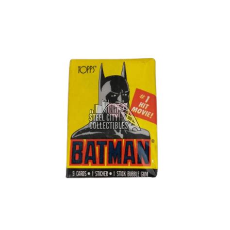 1989 Topps Batman Movie Series 1 Pack Steel City Collectibles