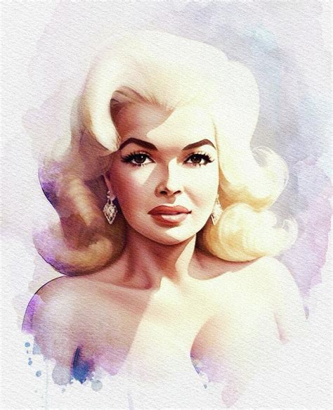 Jayne Mansfield Movie Legend Painting By John Springfield Fine