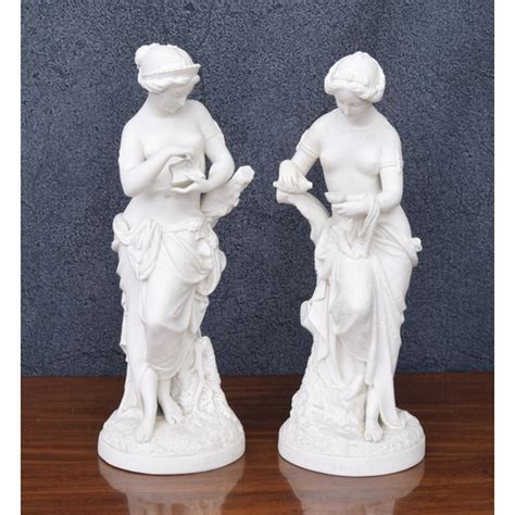 Minton Parian Ware Figural Study Of Pandora Impressed Minton To The