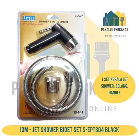 Jual Jet Shower Toilet Wc Igm Hitam Set Jet Washer Bidet Kamar Mandi