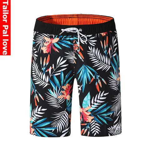 Quick Dry Elastic Mens Swimming Shorts Plus Size Swimwear Men Swim