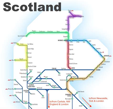 Train Routes In Scotland Map - Map