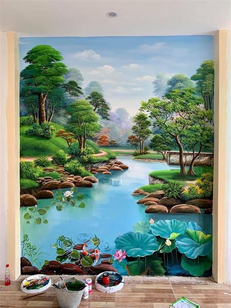 Wall painting | Nghệ thuật đường phố, Tranh nghệ thuật, Hội họa