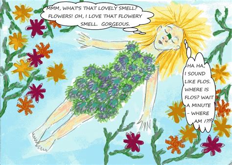 Smell the flowers | Violet's Vegan Comics