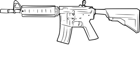 Airsoft Coloring Pages