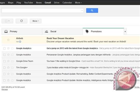 google perbarui tampilan  fitur gmail antara news