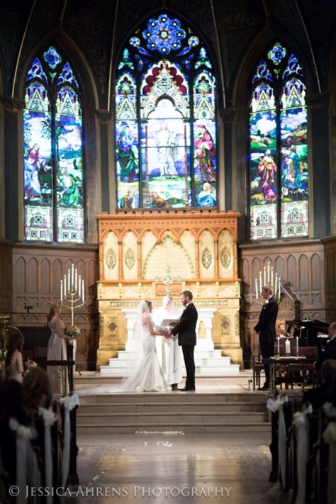 Trinity Episcopal Church Wedding Ceremony Photos Buffalo Ny Jessica