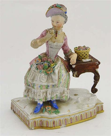 A Meissen Allegorical Figure Representing Smell