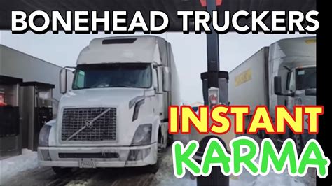 GETTING EVEN Bonehead Truckers Blocking Fuel Islands YouTube