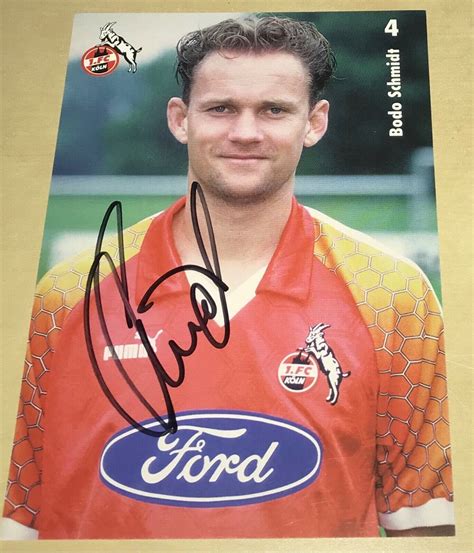 Bodo Schmidt Original signierte Autogrammkarte 1 FC Köln BVB Autogramm