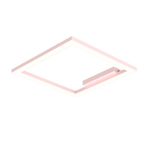 lumicom fde cuivre plafonnier strip led wm  metal rose