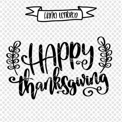 Happy Thanksgiving Svg Give Thanks Svg Thankful Svg Digital Etsy