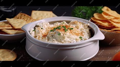 Premium Ai Image This Cold Crab Dip Is A Tangy And Zesty Combination