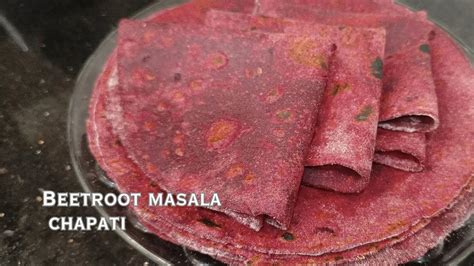 Beetroot Paratha Beetroot Masala Chapati Beet Chapati Youtube